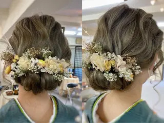 セミロング ヘアアレンジ fots. 愛美のエステ・リラクイメージ