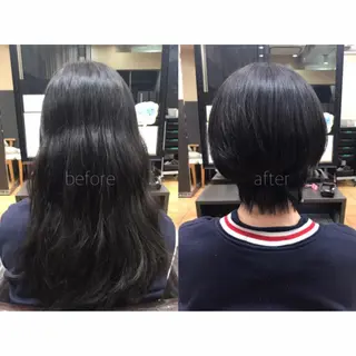 ショート 🫧透け感⋆艶髪💎 山口アヤカのヘアスタイル