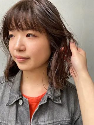 ハナ🌼 梅田/ボブ/パーマのヘアスタイル