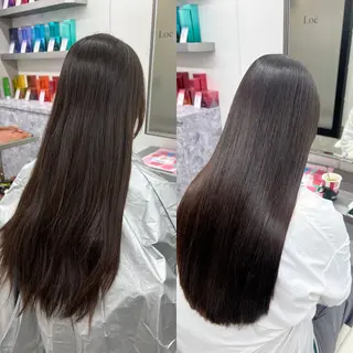 ロング 髪質改善/縮毛矯正 カット/佐野友尉のヘアスタイル