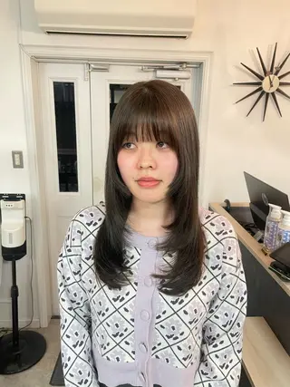 ロング カラー girly/柔らか カラーMitsukiのヘアスタイル