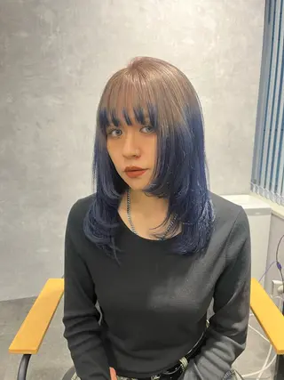 カラー レイヤーカット /konomiのヘアスタイル