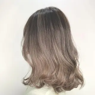 ミディアム カラー opus 店長大和 レイヤー/赤み消しのヘアスタイル