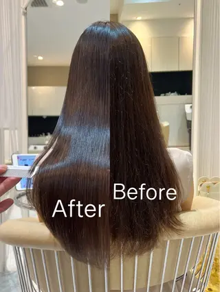 ロング カラー トップスタイル所属・渡邊晴日/ ヘアカラー/髪質改善のヘアスタイル