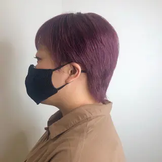 カラー ショート/パーマ/ カラー/FUKOのヘアスタイル