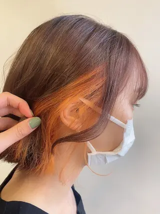 セミロング 鈴木 明花のヘアスタイル