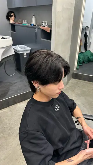 カラー メンズ 藤平海音/fifth PARKのヘアスタイル