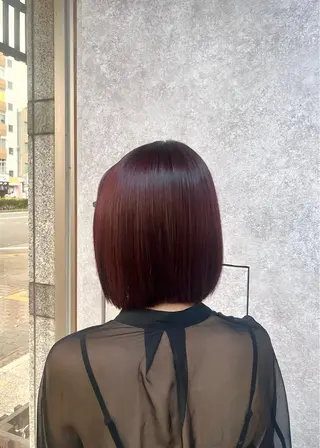 ミディアム カラー 村田梨乃/ minim hairのヘアスタイル