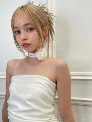 ミディアム チダアキフミ Ash大森のヘアスタイル