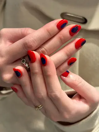 ショート m kaori𓃟のネイルデザイン