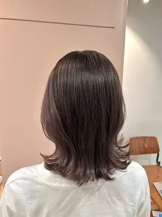 ミディアム カラー 🎀suzuna 透明感colorのヘアスタイル