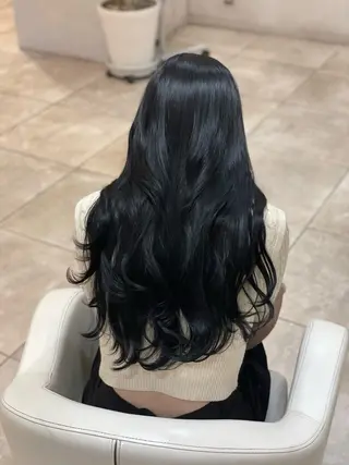 ロング カラー 佐久間 柊里のヘアスタイル