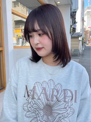 ミディアム ! Mireiのヘアスタイル