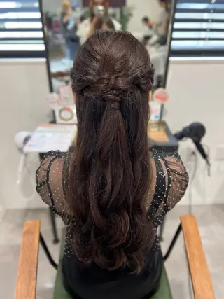 ロング 韓国風レイヤー ∕ 大隣 里桜のヘアスタイル