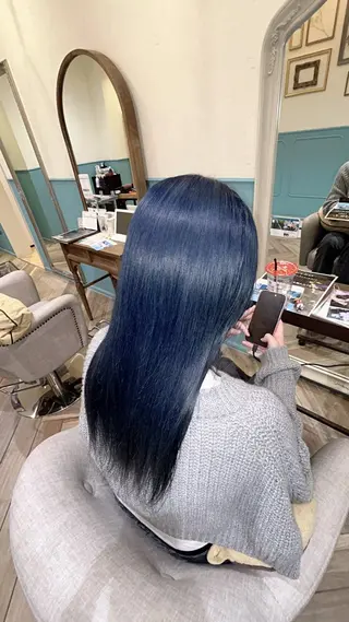 ロング カラー 河野 穂香のヘアスタイル