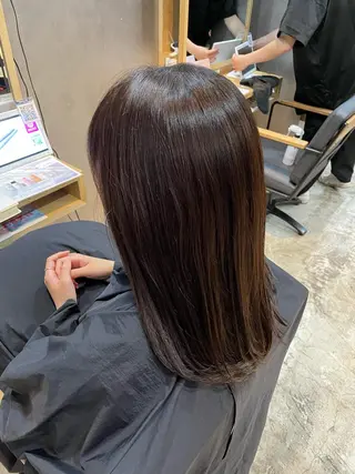 ロング カラー 上村 颯のヘアスタイル