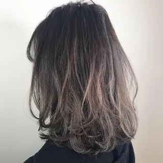 セミロング カラー Lien 深井店のヘアスタイル