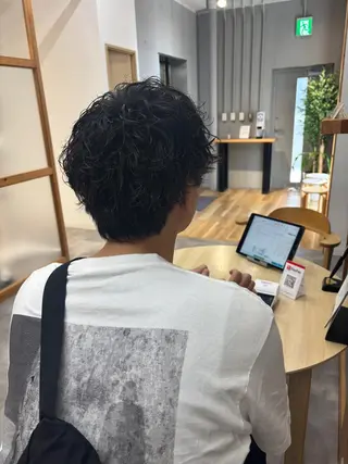 パーマ メンズ Garden Terrace salon所属・やなぎばし なつきのヘアスタイル