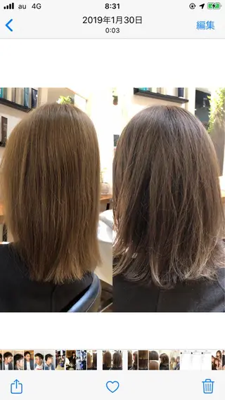 ミディアム Grege所属・恵比寿/メンズ ／髪質改善🍃金丸のヘアスタイル