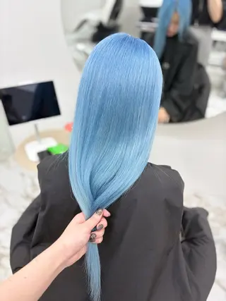 ロング Haruna/河原町 ハイトーン🤍のヘアスタイル