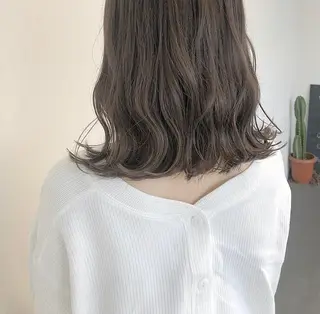 ミディアム カラー GPIP 近藤沙樹のヘアスタイル
