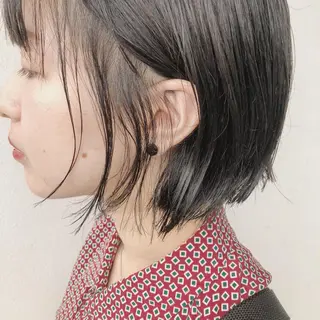 ショート カラー ノグチ ユウキ/ボブのヘアスタイル