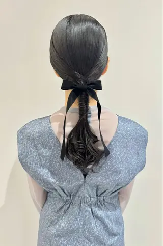 ヘアアレンジ 🐰美髪カラー／ア レンジ🐰きょかのヘアスタイル