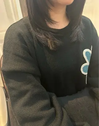 ミディアム 井上 葉月のヘアスタイル