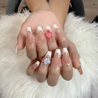 ネイル 🎀nana🫧 ワンホンネイル🎀のネイルデザイン