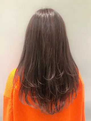 ロング 似合わせ艶髪カラー ❤️ハダユミのヘアスタイル