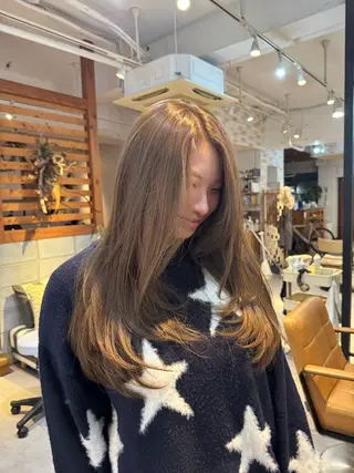 カラー Revie  hair所属・Hiyori/透明感 矢場町/栄のヘアスタイル