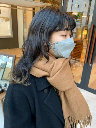 ロング カラー hair make DAISY LOTUS所属・MAYU🪡 透明感カラー/耳ツボのヘアスタイル