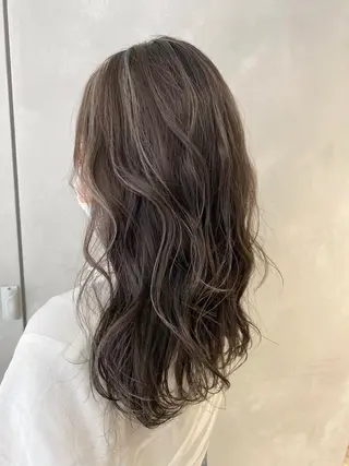 ロング カラー M IIのヘアスタイル