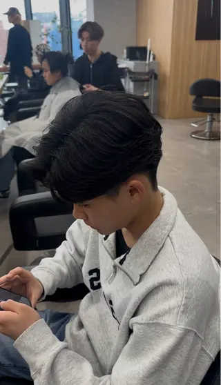 ショート カラー パーマ 福井祥太／海外風 /プードルパーマのヘアスタイル