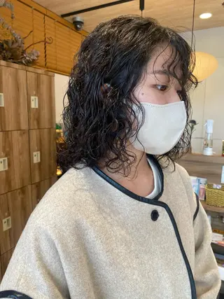 ミディアム パーマ パーマ指名No1 /namiのヘアスタイル
