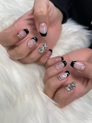 ロング カラー ヘアアレンジ キッズ ネイル マツエク・マツパ 福田 加奈のネイルデザイン