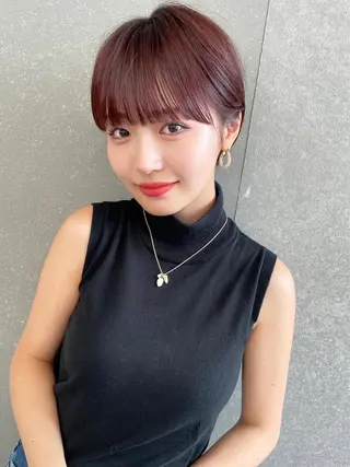 ショート 🎀大川 錬🎀 ブリーチなしWカラーのヘアスタイル