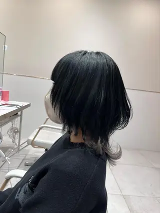 セミロング カラー 赤羽今日子/レイヤー /盛れる顔まわりのヘアスタイル