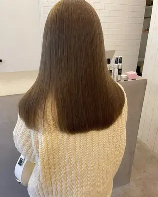 セミロング ヒロミ/アレンジ/ アンニュイ/透け感のヘアスタイル