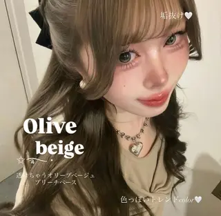 ロング カラー トレンドスタイル/ ワンホン/YURIのヘアスタイル