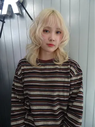 ロング カラー 海外girl/ハイト ーン/riko🫧のヘアスタイル