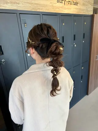 ロング ヘアアレンジ suri-ru hair【スリールヘアー】所属・FURUSAWA AOIのヘアスタイル