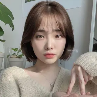 ミディアム カラー 表参道/髪質改善・ 透明感 colorのヘアスタイル