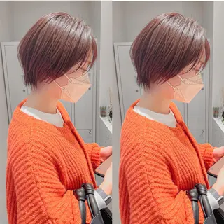 ショート カラー LA KING GINZA TOKYO所属・🧡ショートの達人 🧡SHOのヘアスタイル