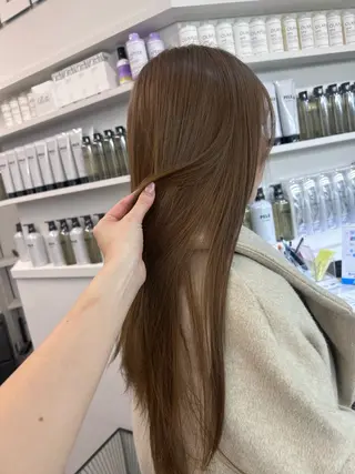 ロング カラー PELE所属・愛されミルクティー 💍🎀yuiのヘアスタイル