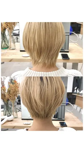 ショート LEBEN所属・leben serikaのヘアスタイル