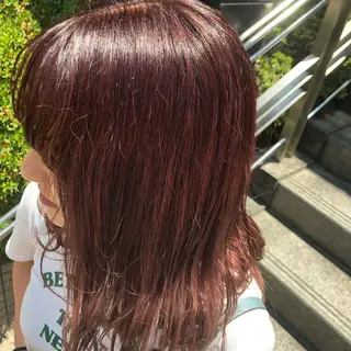 セミロング カラー XENA表参道 MIKUのヘアスタイル
