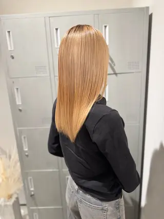 セミロング 【天満1艶髪】潤艶/ 髪質改善🌹釣本竜哉のヘアスタイル