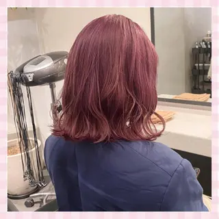 ミディアム カラー 💗ガーリーヘア🎀 saki💗のヘアスタイル