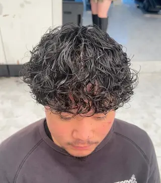 パーマ メンズ 新世代パーマ⚡️ の達人トモ⚡️のヘアスタイル